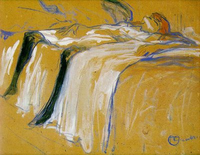 Alone by Henri de Toulouse Lautrec